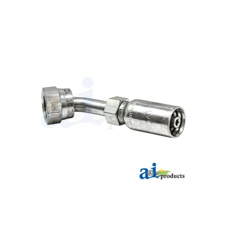 A & I Products HC-FFX45 Female Seal Lok - Swivel - 45 Elbow 3 x5 x1 A-FFX45-04-06